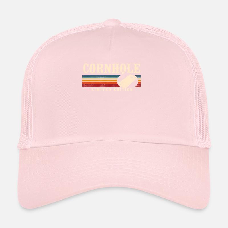 Joueur de sac de haricots de l’équipe Cornhole Casquette trucker 