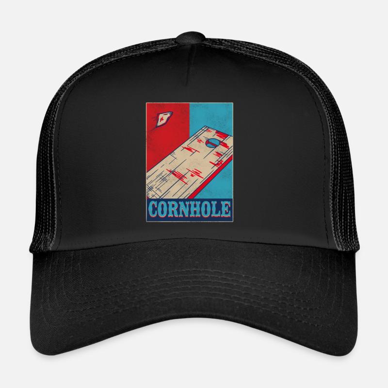 Cornhole Team Bean Bag Player Trucker Cap