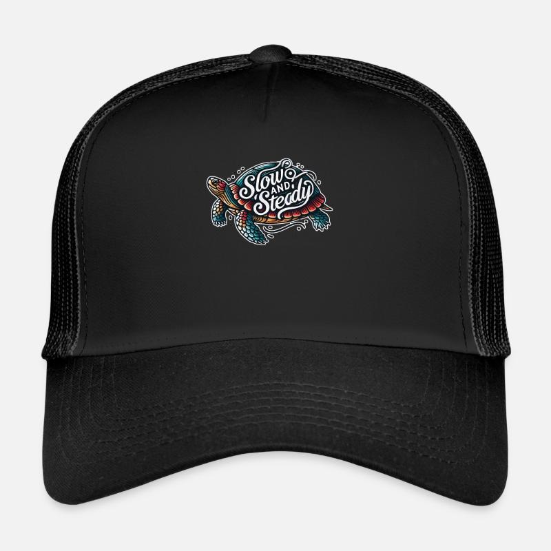 Patience with our Slow and Steady Turtle Trucker Cap