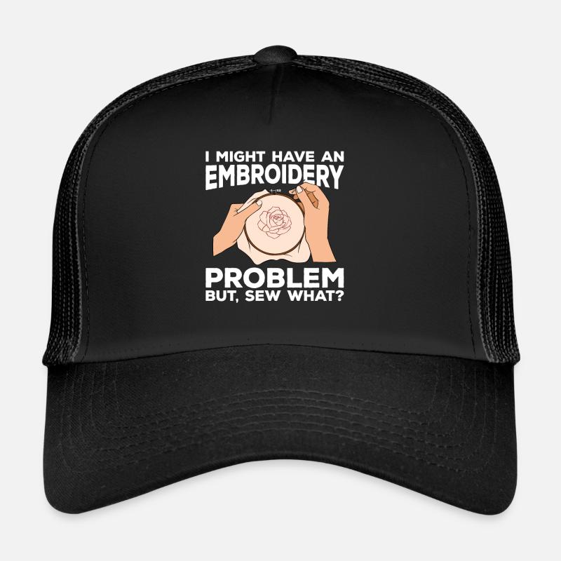 Embroidery Beading Embroidery Pattern Cross Stitch Trucker Cap