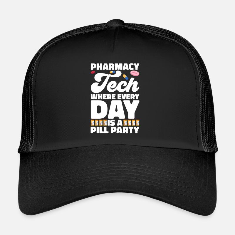 Pharmaceutical Assistant Pharmacy Technician Trucker Cap