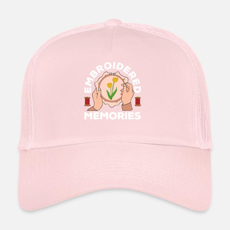 Embroidery Beading Embroidery Pattern Cross Stitch Trucker Cap