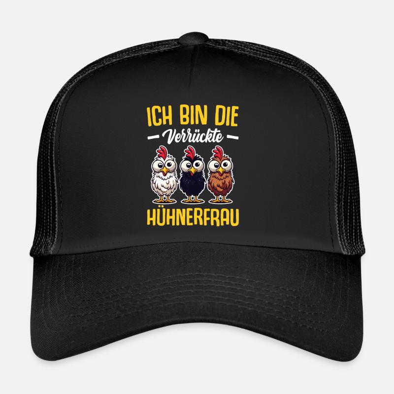 Huhn Hühner Mutter Oma Geschenk Sprüche Trucker Cap
