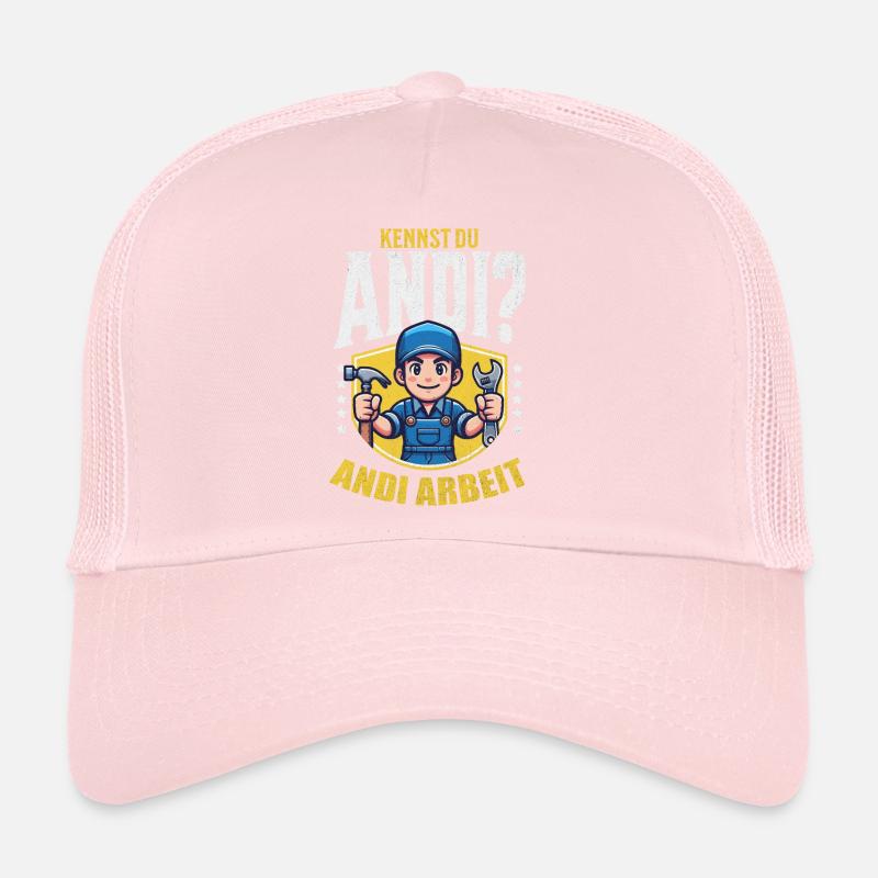 Handyman Andi Work Gift Sayings Funny Trucker Cap
