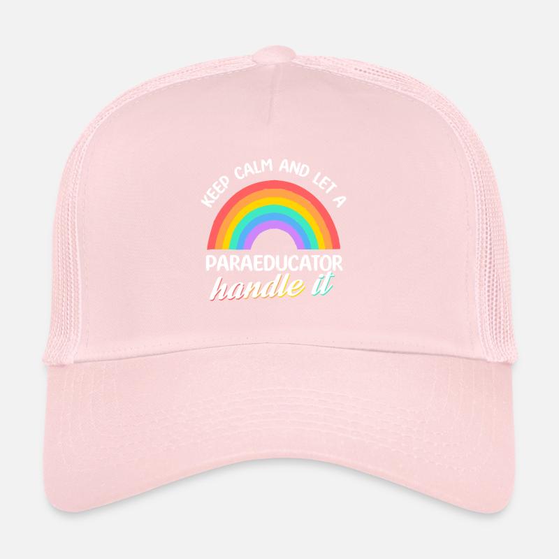 Keep calm and let a Paraeducator handle it Para Trucker Cap