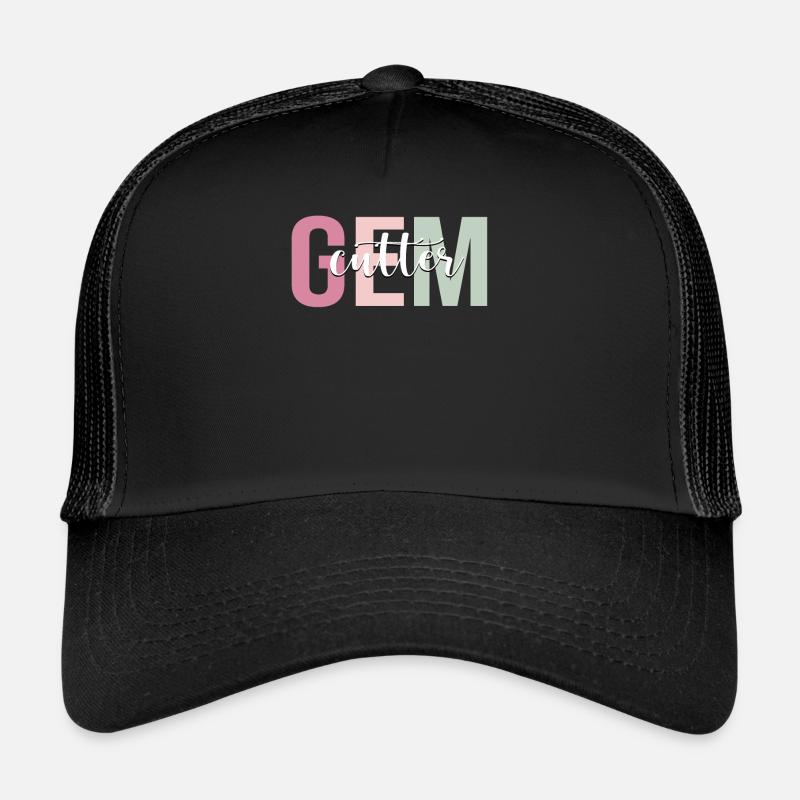 Coupe de coupe-pierres précieuses Casquette trucker 