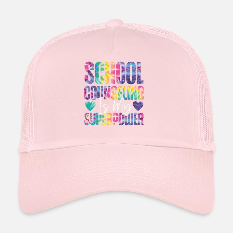 Conseillère scolaire Tie Dye School Casquette trucker 