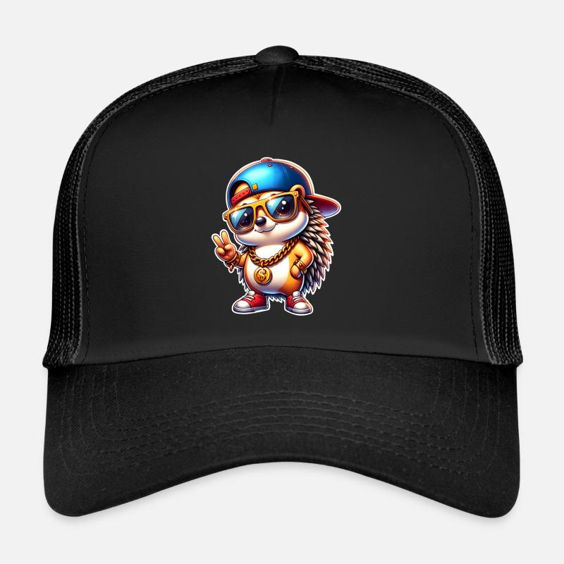 Chaîne en or Hedgehog Cool Casquette trucker 