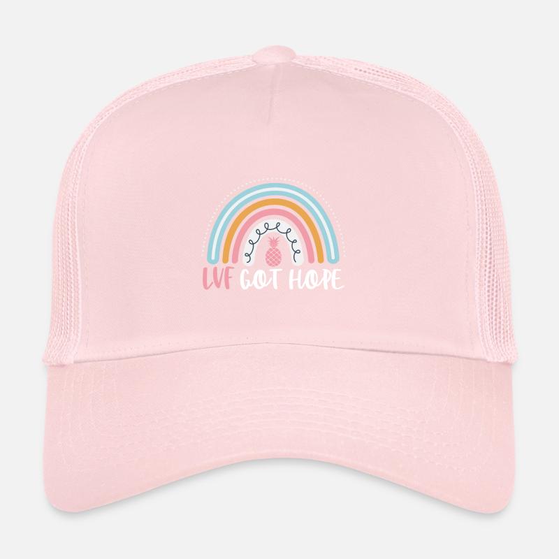 IVF Got Hope Funny IVF Boho Rainbow Infertility Trucker Cap