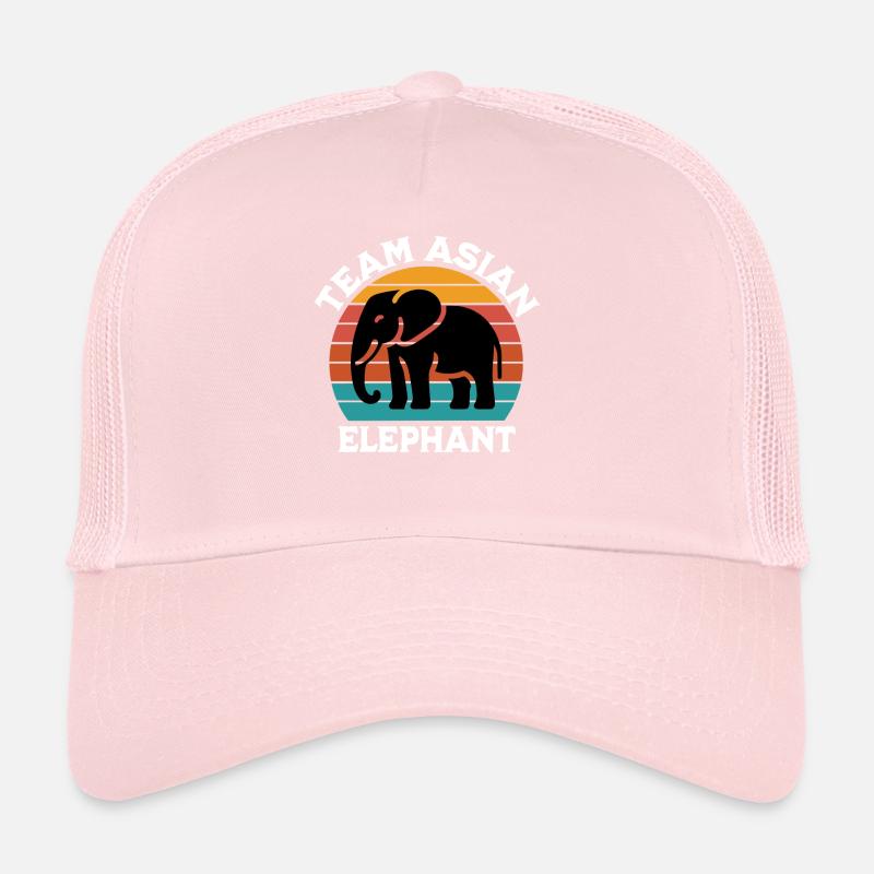 Asian elephant Trucker Cap