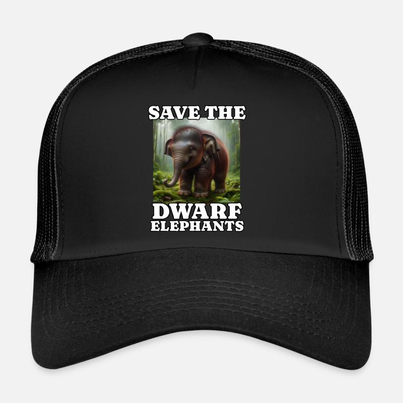 Dwarf elephant Trucker Cap