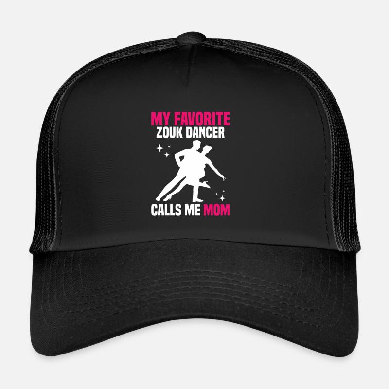 Zouk - Tanz mit Zouk-Tänzer von Zouk-Lehrer - Trucker Cap - Schwarz/Schwarz