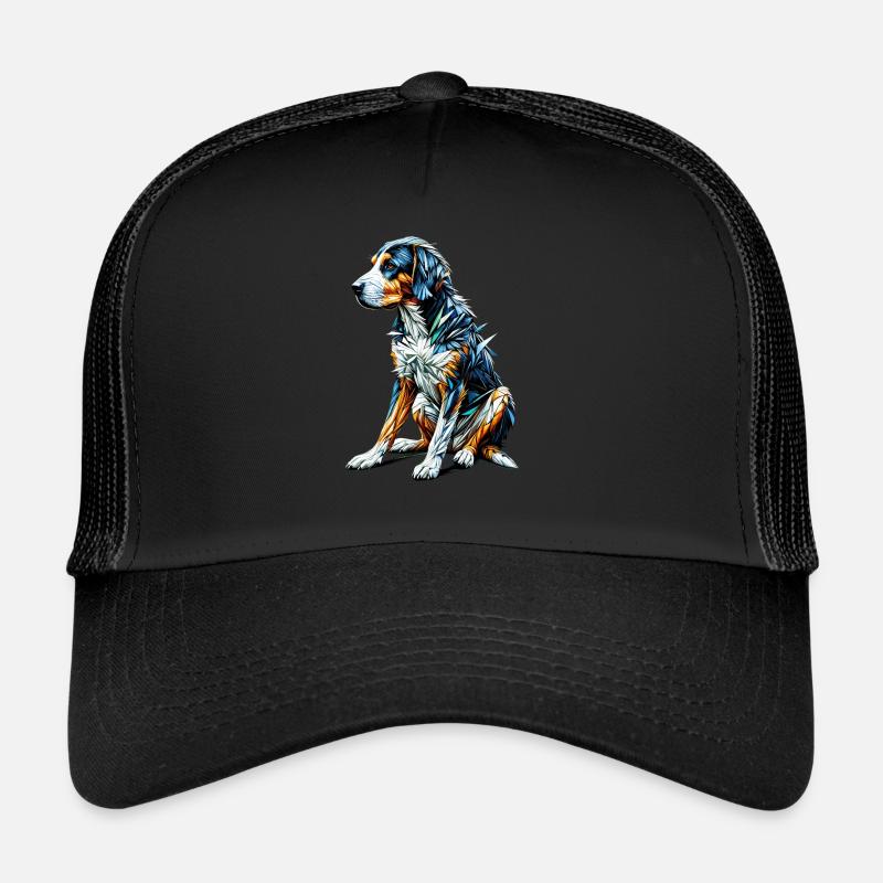 Polygon Art Schweizer Windhund Trucker Cap