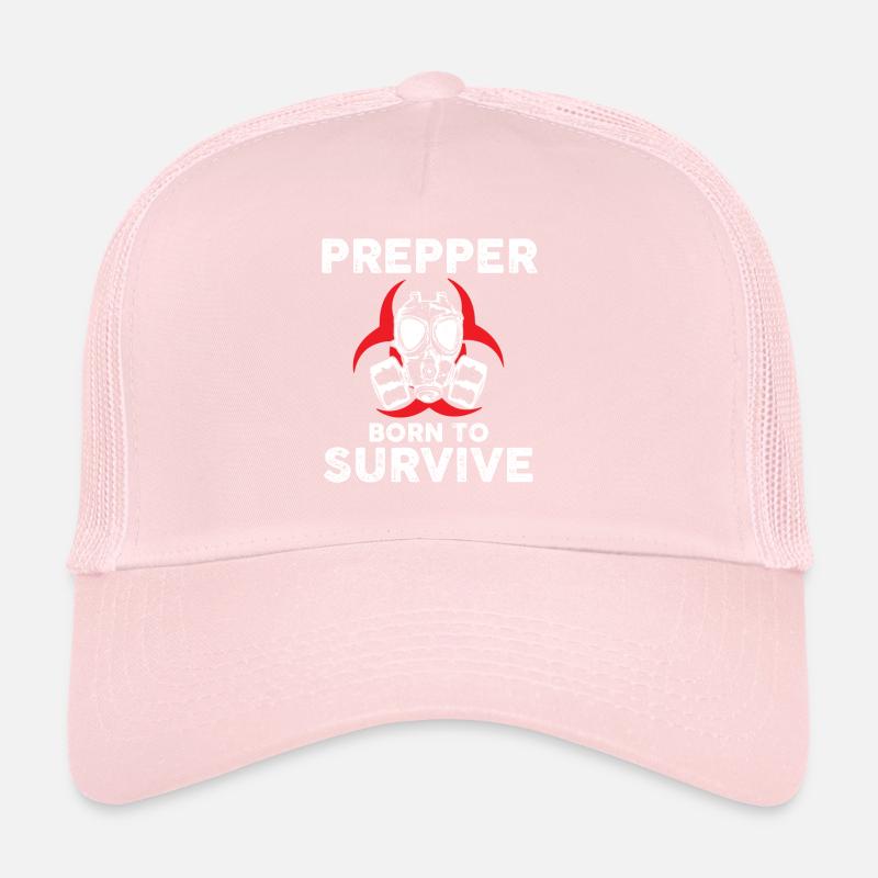 Prepper Né pour survivre Casquette trucker 