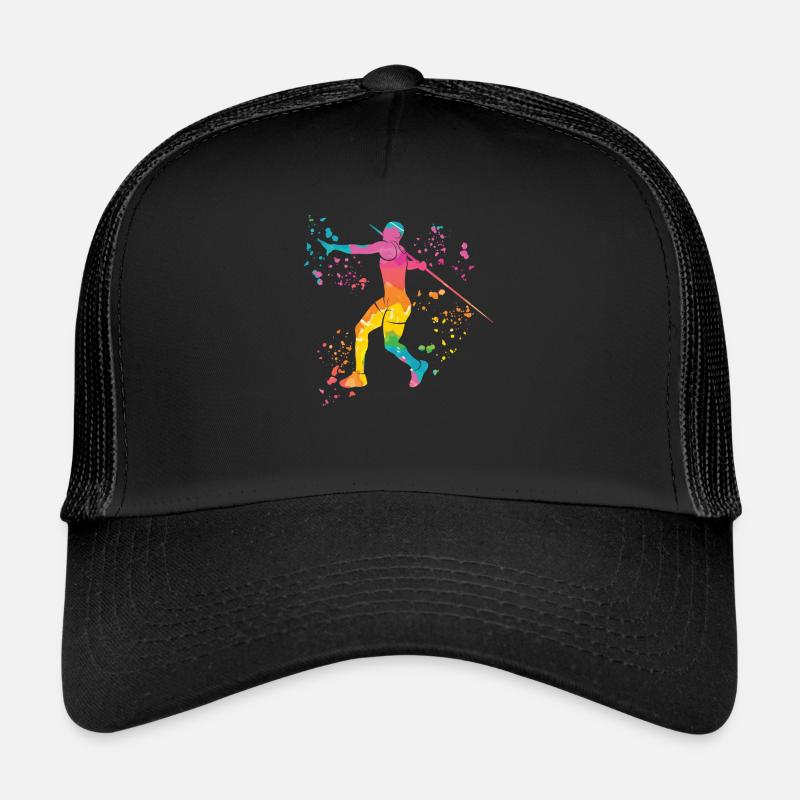 Lancer de javelot Colorsplash Lancer de javelot Casquette trucker 