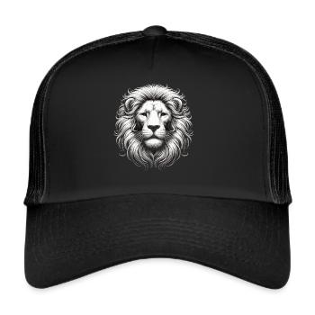 The White Lion – Royal Presence - Trucker Cap - black/black - Front