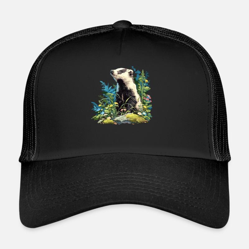 Blaireau Dachse Dachs Casquette trucker 