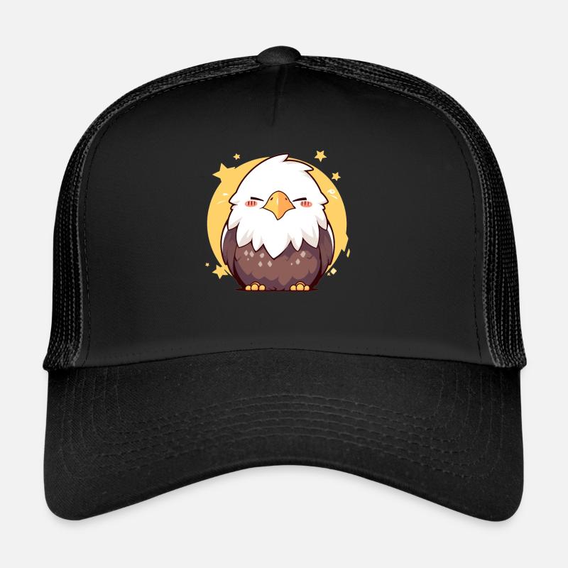 Pygargue à tête blanche Weißkopfseeadler Casquette trucker 