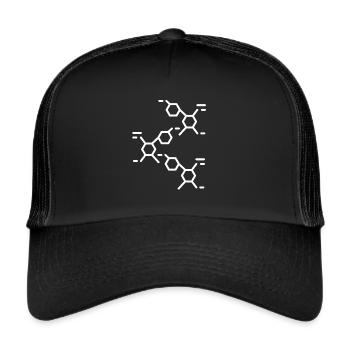 Neurons Chemistry Science Periodic Table Laboratory - Trucker Cap - black/black - Front
