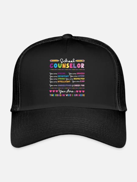 Conseiller scolaire Conseiller scolaire - Casquette trucker  - noir/noir - Devant