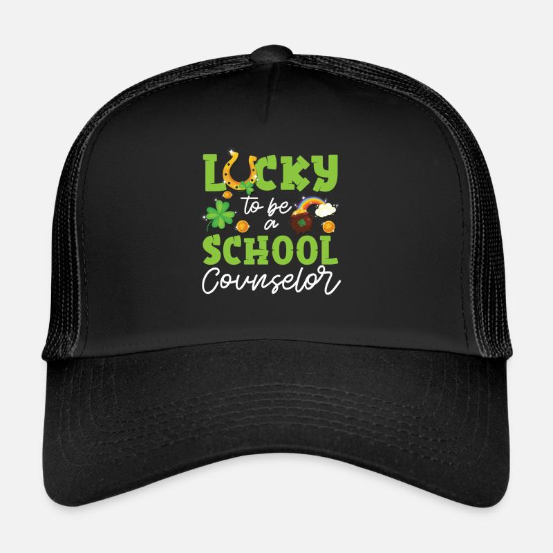 Conseillère scolaire Fête de la Saint-Patrick Casquette trucker 