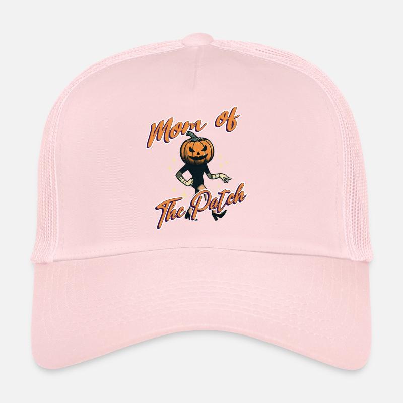 Maman du champ de citrouilles drôle de dicton à Halloween Casquette trucker 