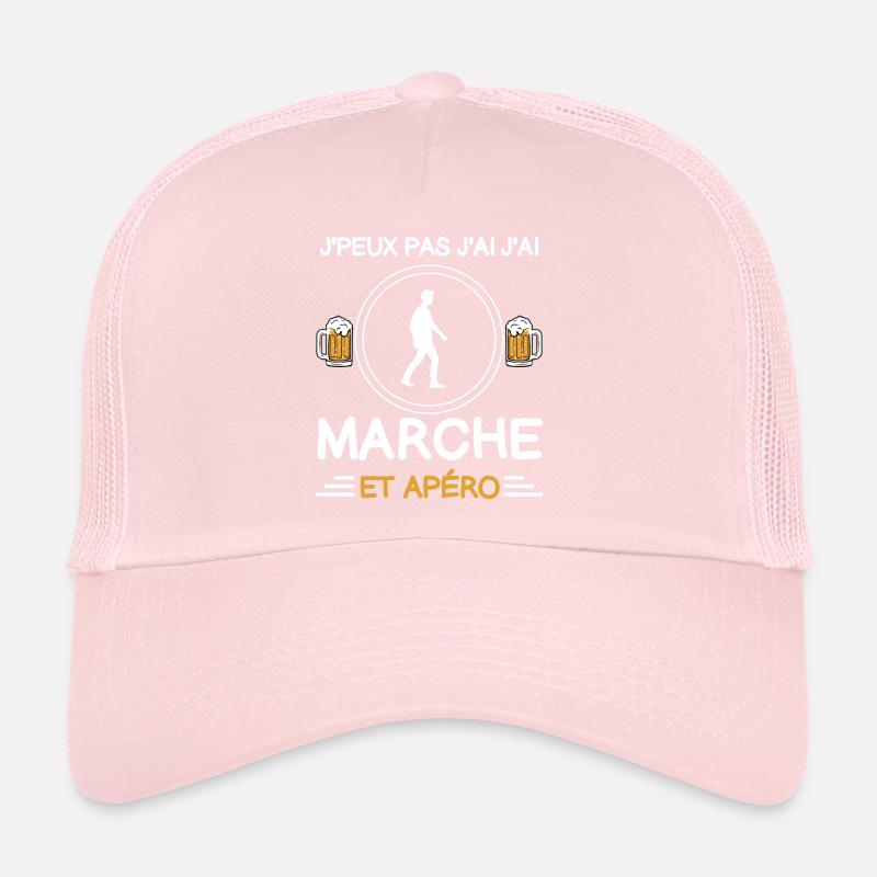 je peux pas j'ai marche apéro marcheur Casquette trucker 