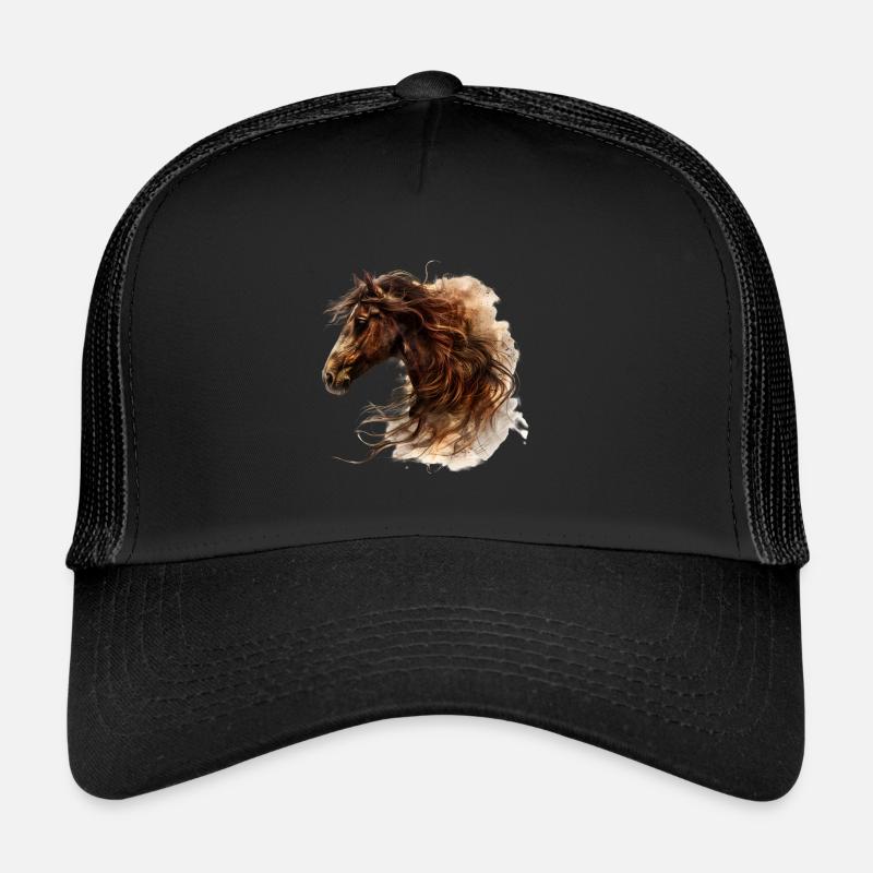 Majestic horse galloping Trucker Cap