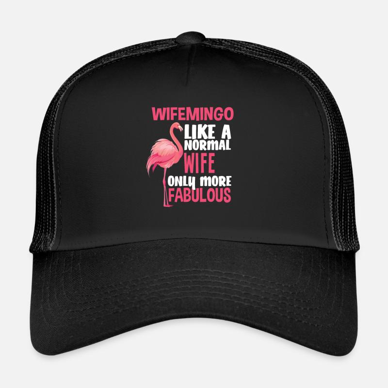 Flamingo Femme Fabuleux Casquette trucker 