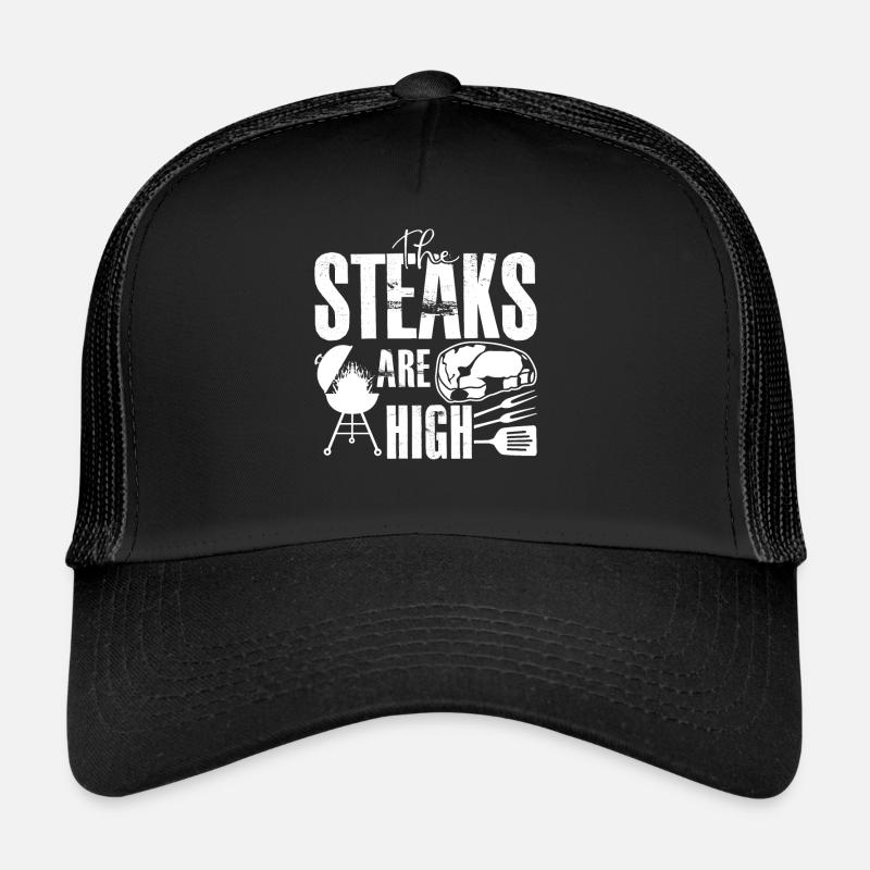 Barbecue Steaks BBQ Cuire Viande Casquette trucker 