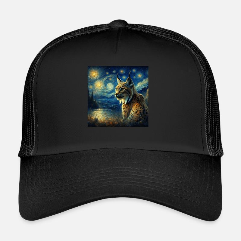 Iberischer Luchs Starry Night Trucker Cap