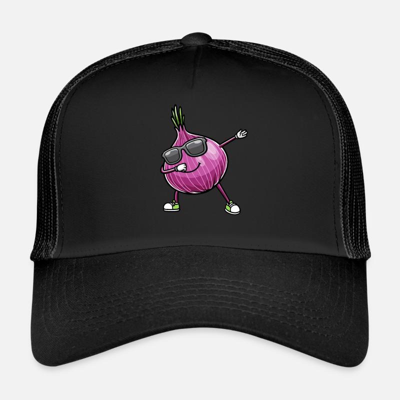 Red Onion Vegetables Trucker Cap