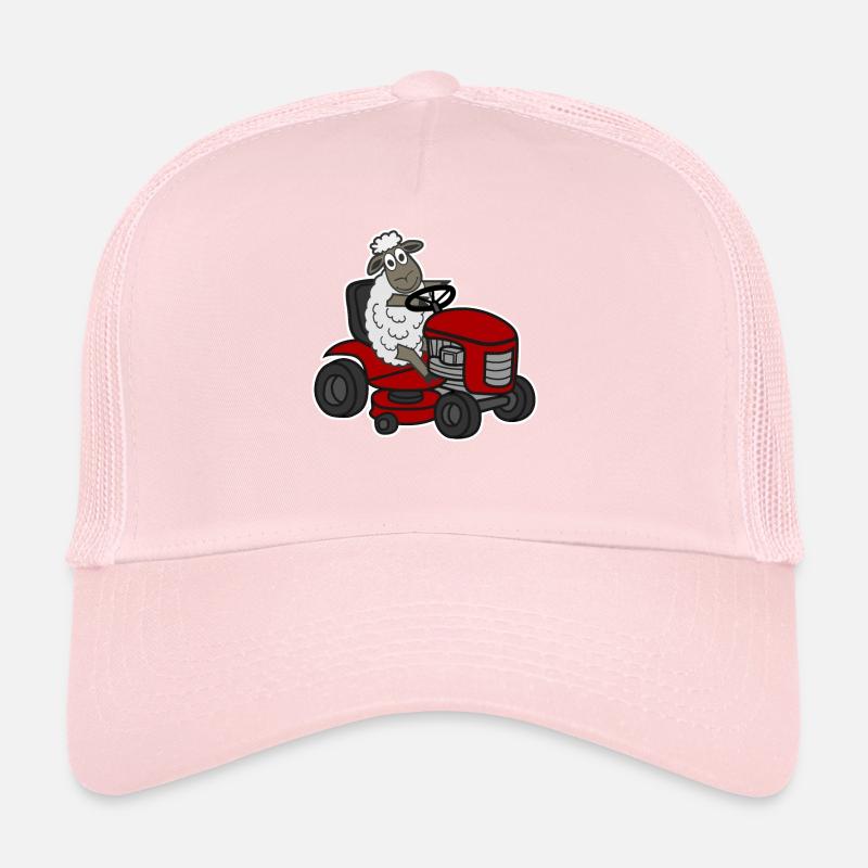 Sheep Lawn Mower Shepherd Trucker Cap
