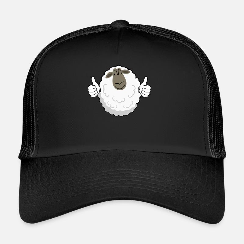 Thumbs up Sheep Trucker Cap