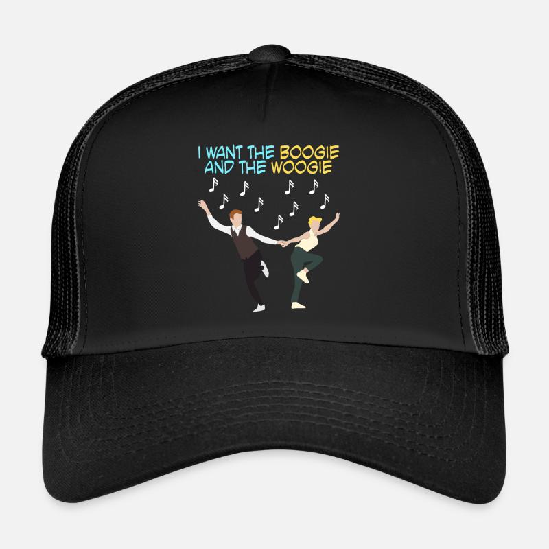 Boogie Woogie Swing Music Dancing Trucker Cap