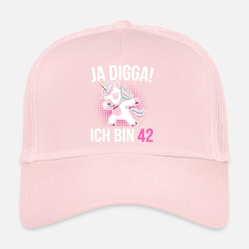 42. Geburtstag Frauen Einhorn Geschenk Trucker Cap