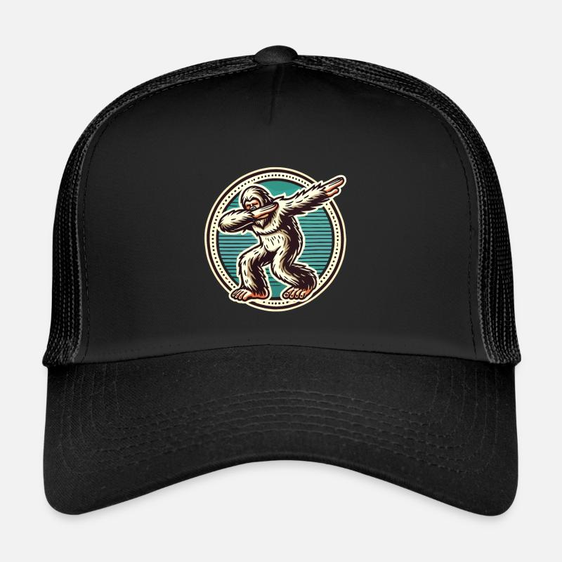 Dabbender Bigfoot Retro Vintage Style Trucker Cap
