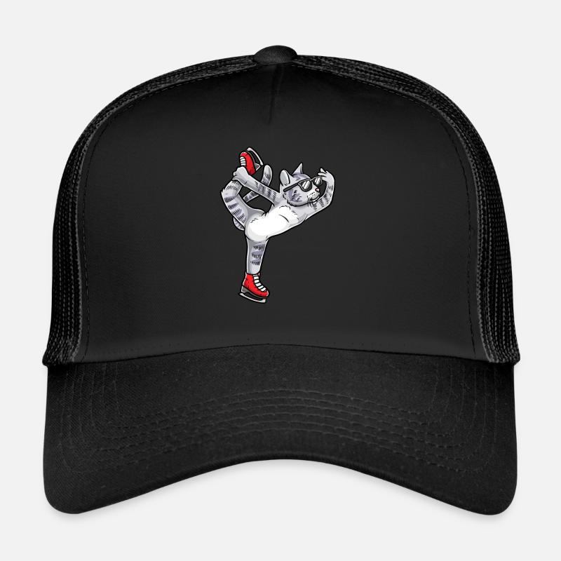 Eiskunstlauf- Katze Eiskunstlaufen Trucker Cap