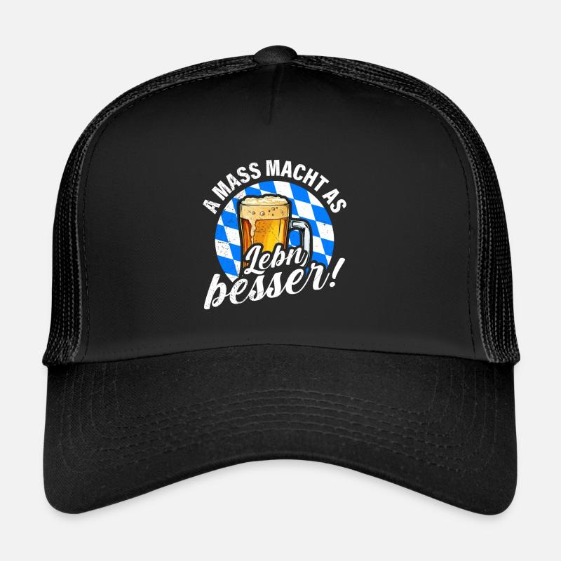 A Mass macht s Leben besser Bayern bayerisch Casquette trucker 