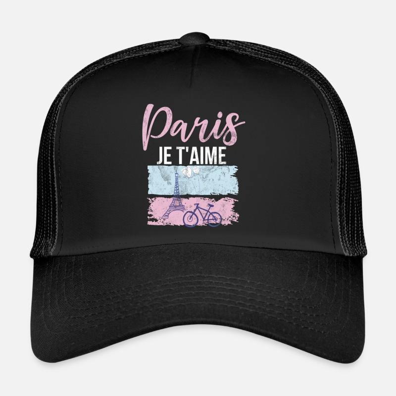 Frankreich Paris Eiffelturm Frankreich Flagge Trucker Cap