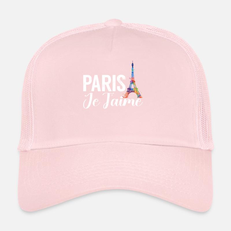 Frankreich Paris Eiffelturm Frankreich Flagge Trucker Cap