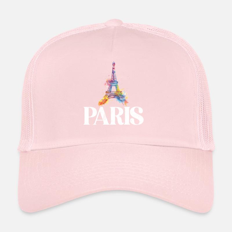 Frankreich Paris Eiffelturm Frankreich Flagge Trucker Cap