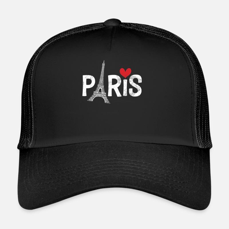Frankreich Paris Eiffelturm Frankreich Flagge Trucker Cap