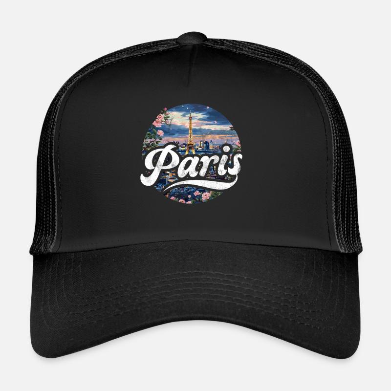 Frankreich Paris Eiffelturm Frankreich Flagge Trucker Cap
