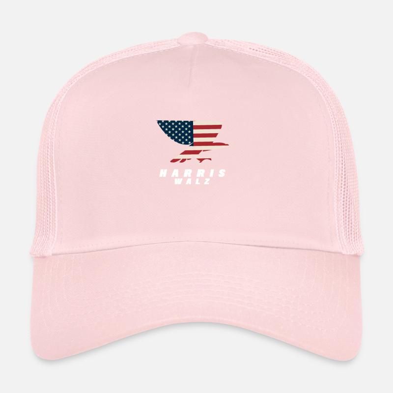 Kamala Harris & Tim Walz 2024 US EAGLE Chemise Casquette trucker 