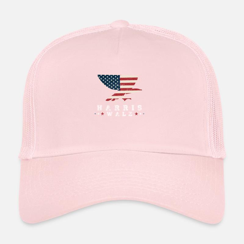 Kamala Harris & Tim Walz 2024 US EAGLE Chemise Casquette trucker 