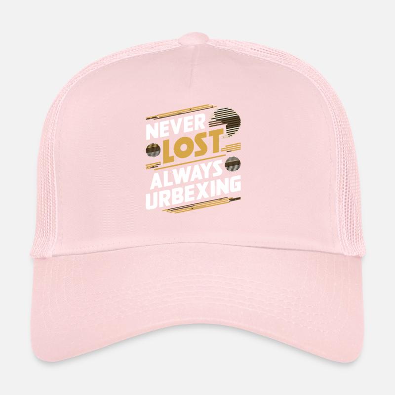 Jamais perdu Toujours Urbexing Aventure Casquette trucker 