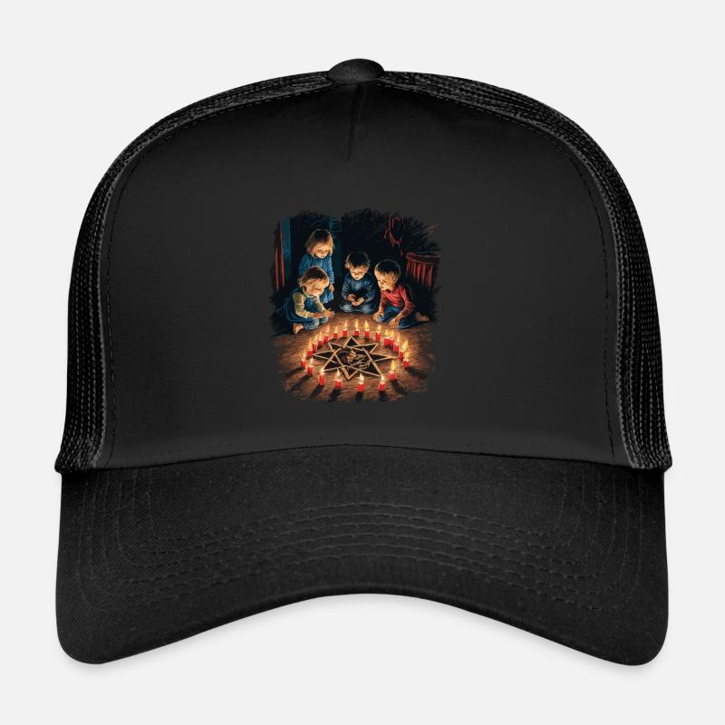 Rituels d’invocation occulte Rétro Vintage Design Casquette trucker 