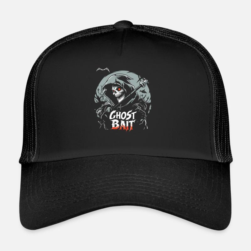 Ghost Bait Grim Reaper Ghost Bait | Paranormal Trucker Cap