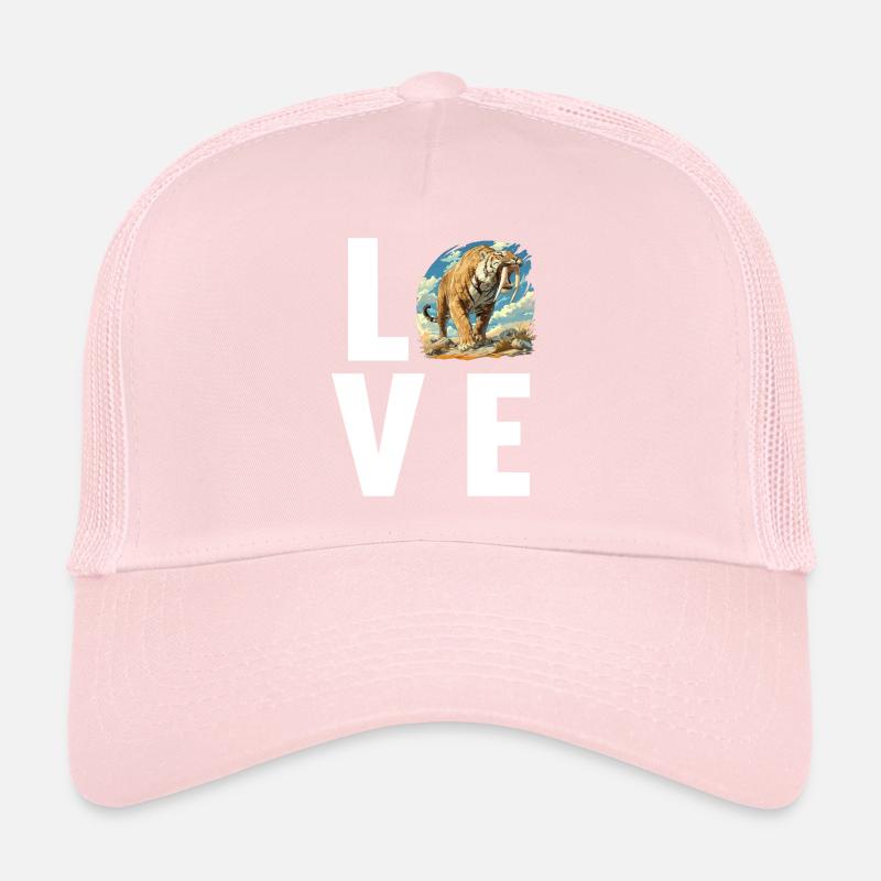 Saber-Toothed Tiger Sabertooth Tiger Trucker Cap